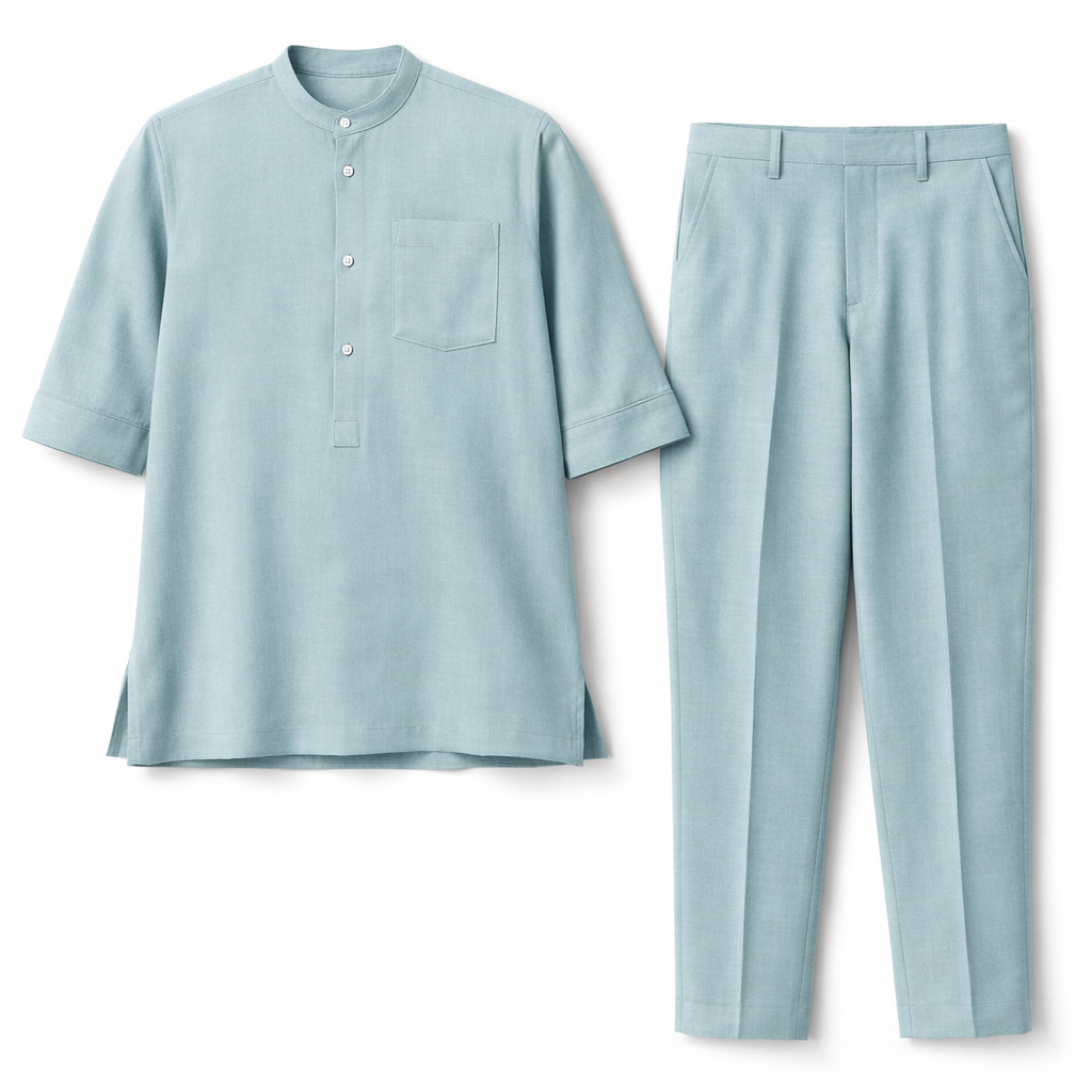 Quality Men Light Blue Senator Two Piece Set