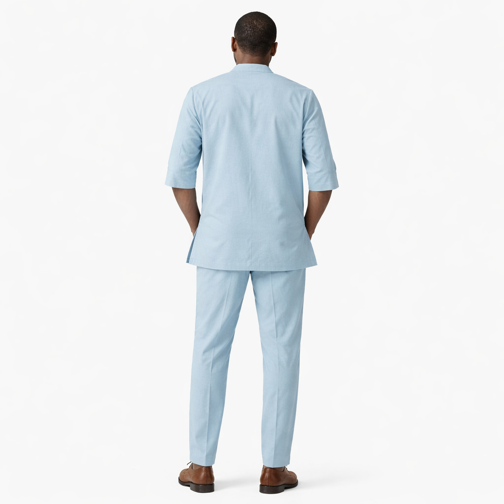Quality Men Light Blue Senator Two Piece Set