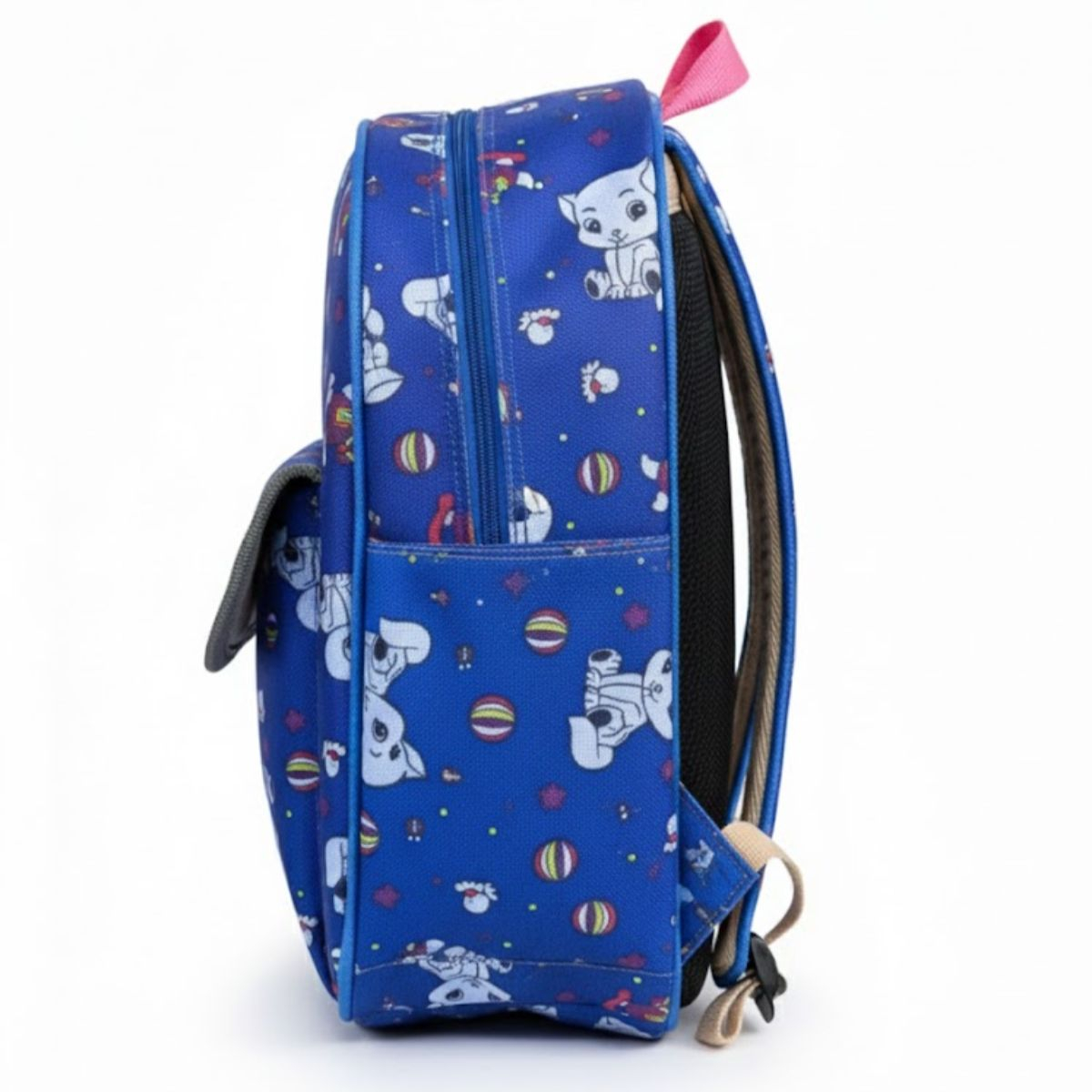 Children Backpack with Colorful Kitten Design