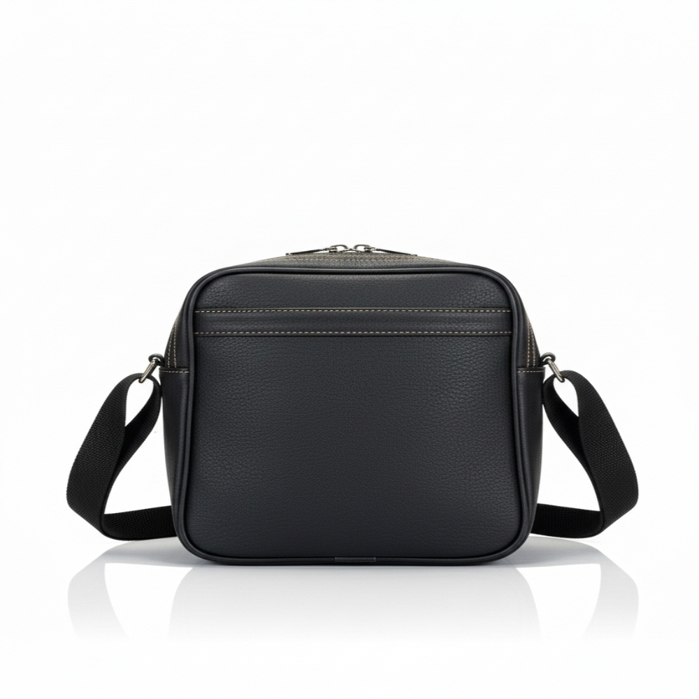 Compact Black Shoulder Bag