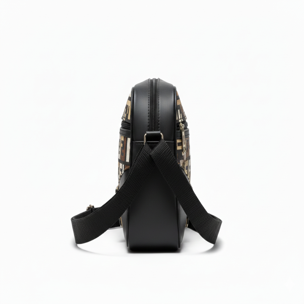 Crossbody Sling Bag with Multicolored pattern