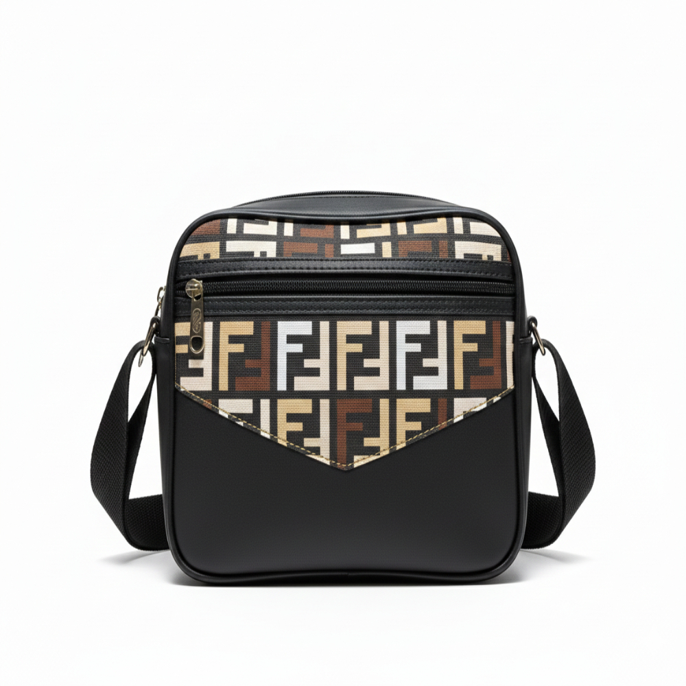 Crossbody Sling Bag with Multicolored pattern