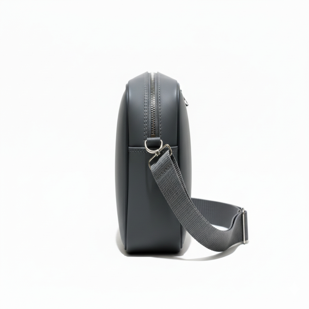 Compact grey Crossbody Bag