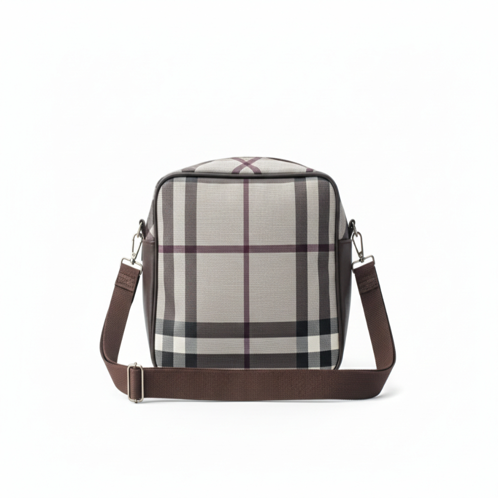 Stylish Plaid Crossbody Shoulder Bag