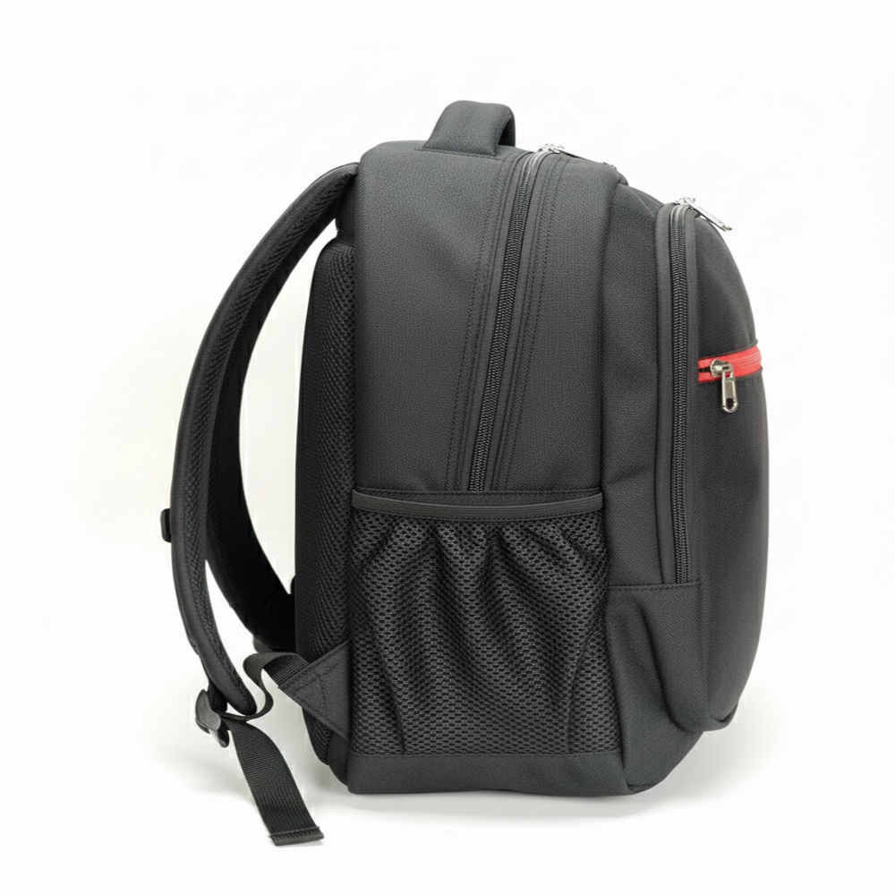 Quality Black Backpack with Durable Fabric and Adjustable Straps