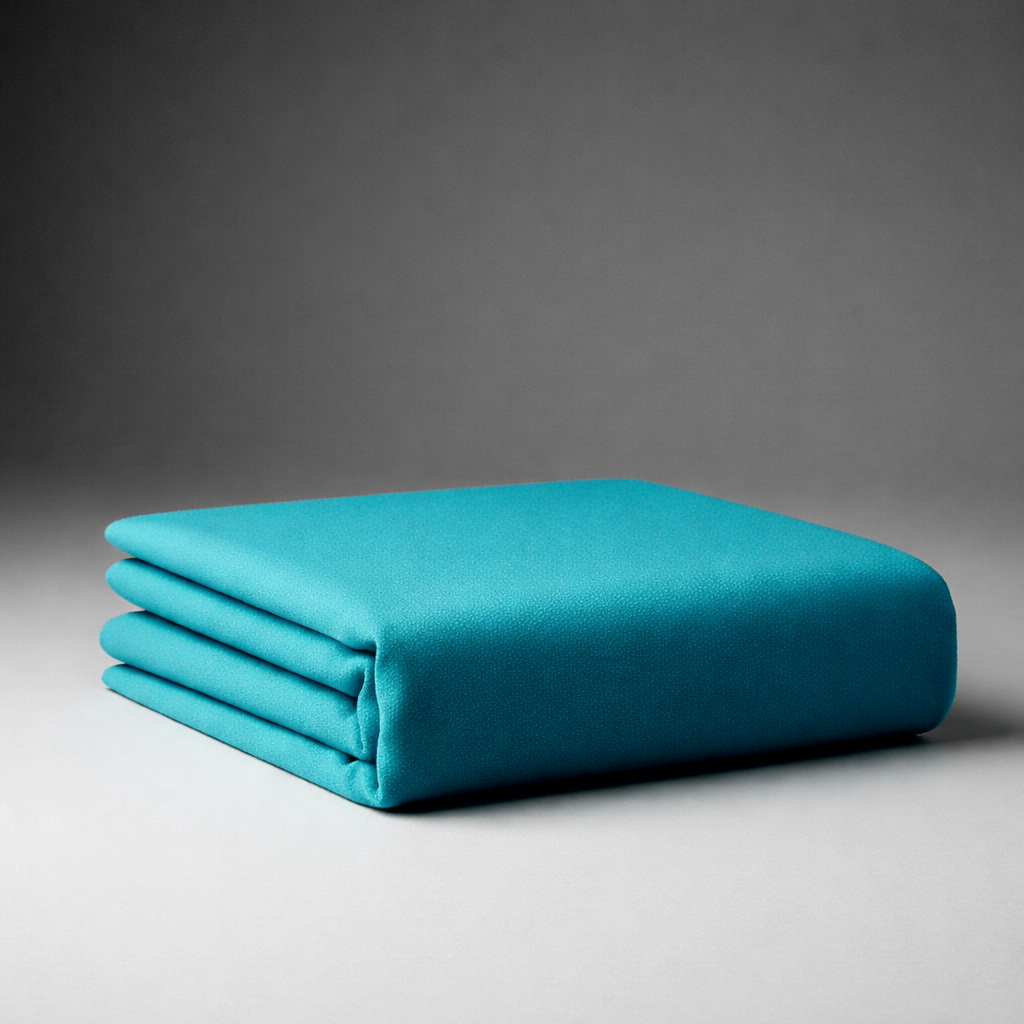 Torquise Blue Original Quality Italian Manteko Fabric