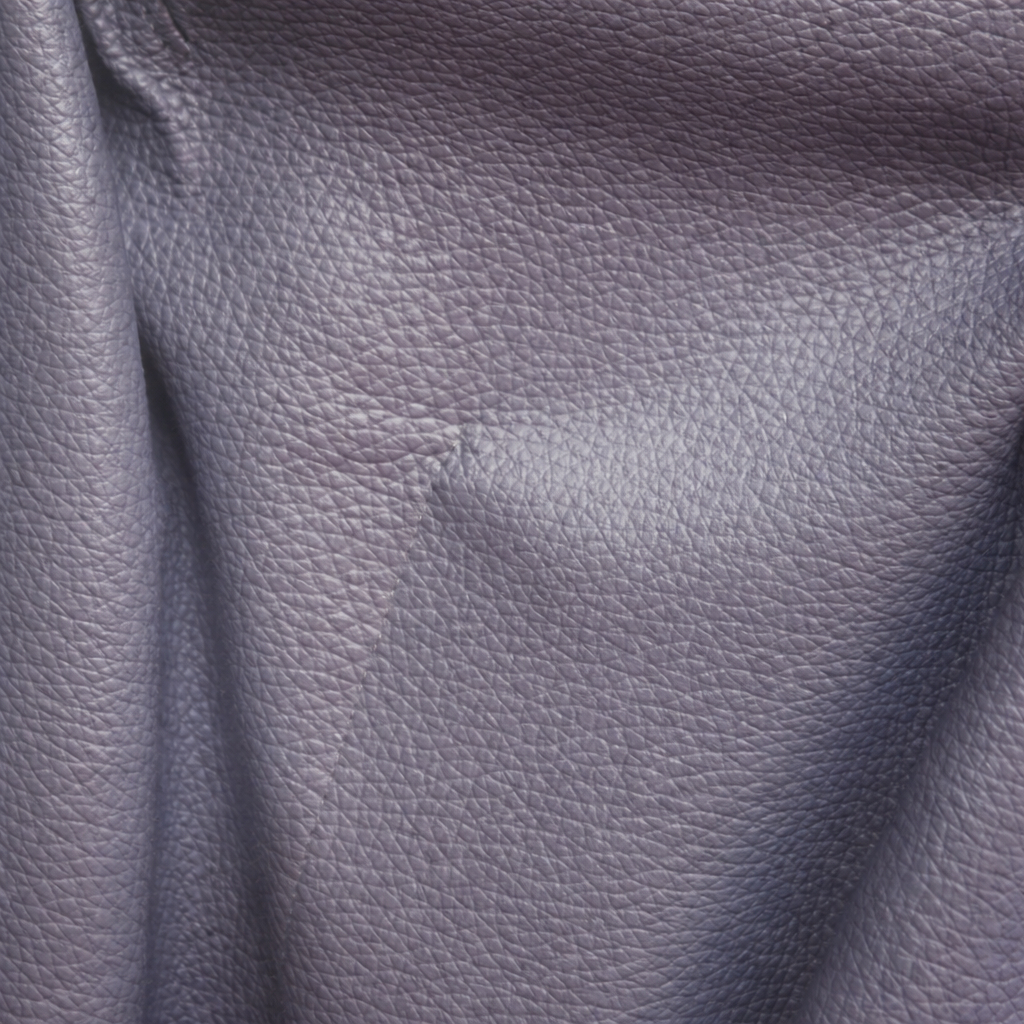 Durable blue upholstery leather material