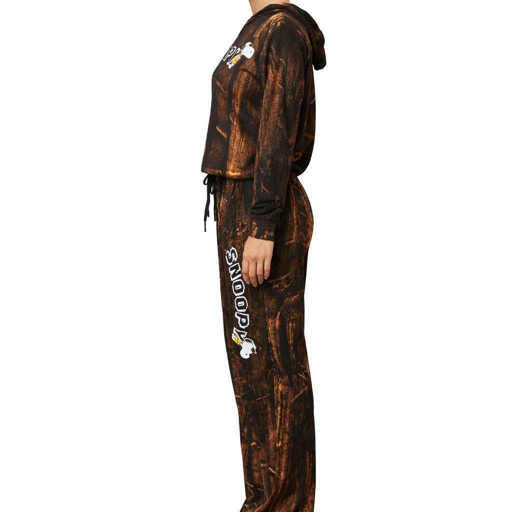 Quality Dark Brown Ladies Two Piece Set