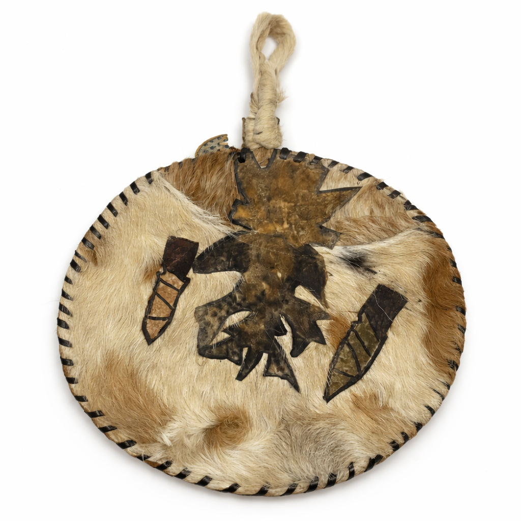 Big Size Animal Skin Hand Fan