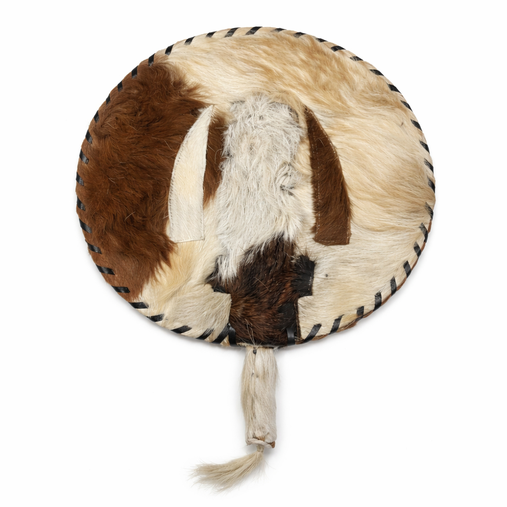 Medium Size Animal Skin Hand Fan