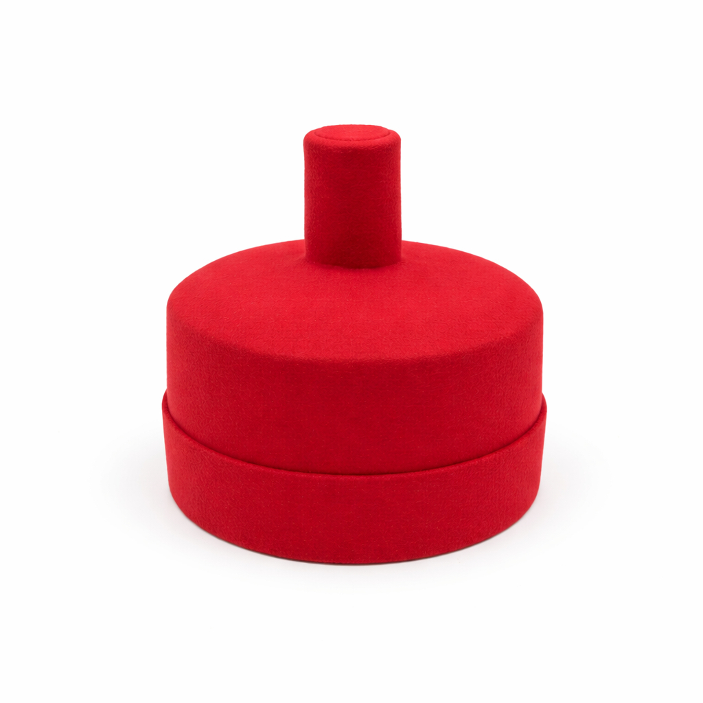 Luxury Red Velvet Royal Cap