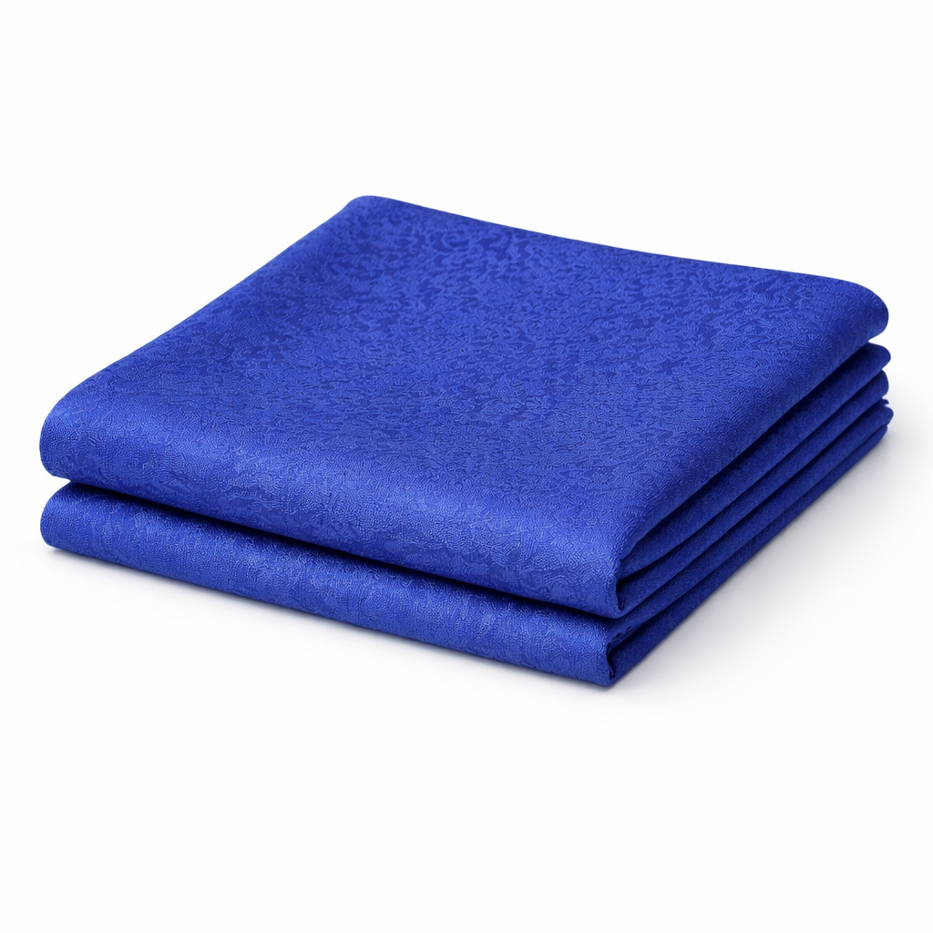 Royal Blue Jacquard Senator Fabric