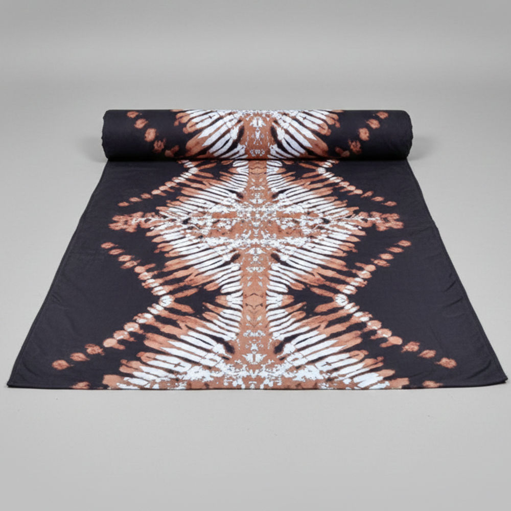 Quality Artisanal Skeleton Tie Dye Patterned Fabric