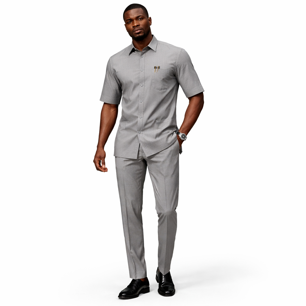 Luxury ash two piece traditional set