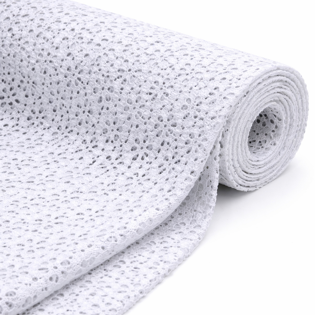Quality White Cotton Eyelet Lace Fabric