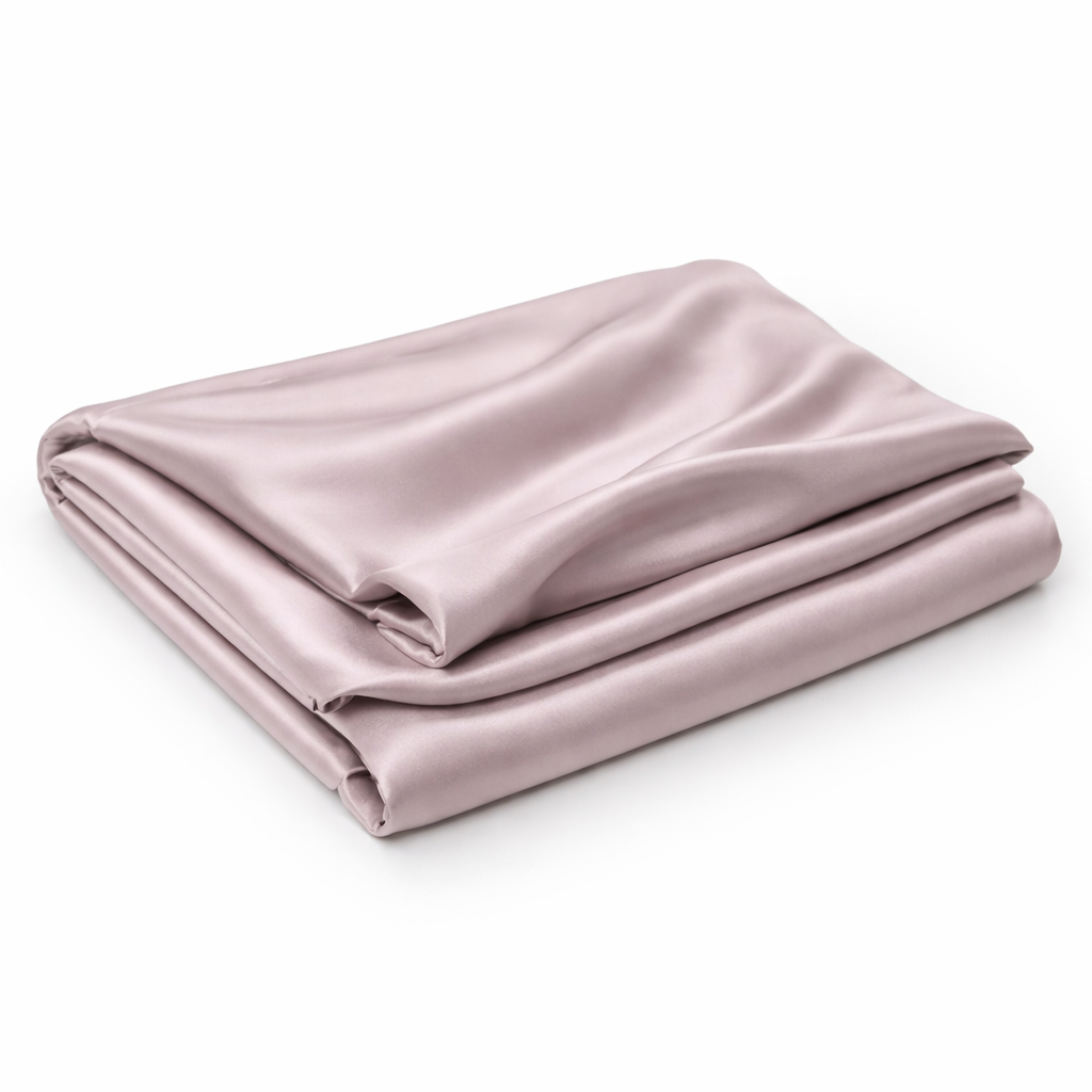 Luxury Mauve Satin Fabric