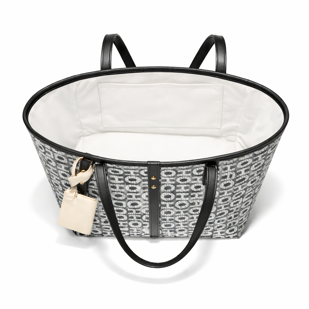 Quality black and white Patterned Tote Bag