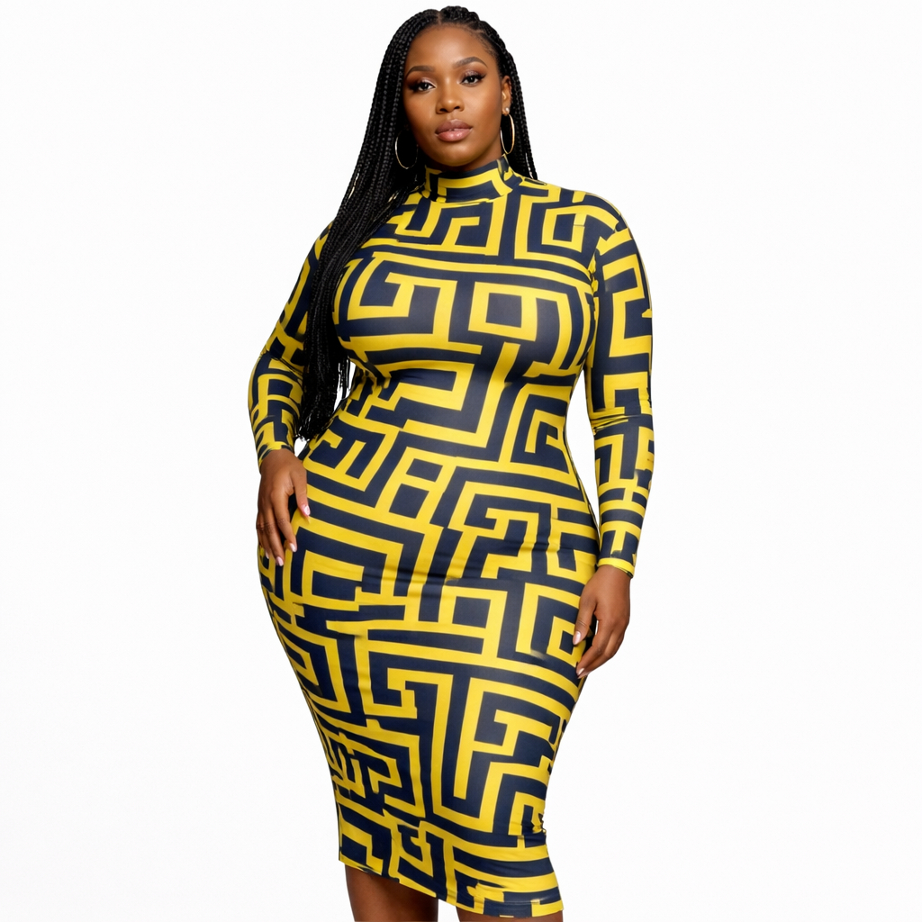 Quality Vintage Greek Key pattern Fabric