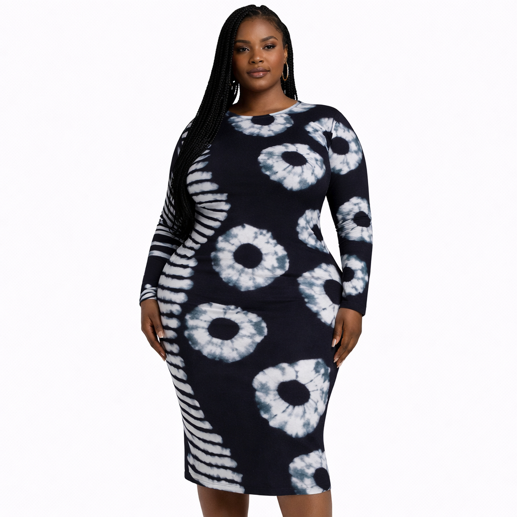 Quality Vintage Tie and Dye Fabric