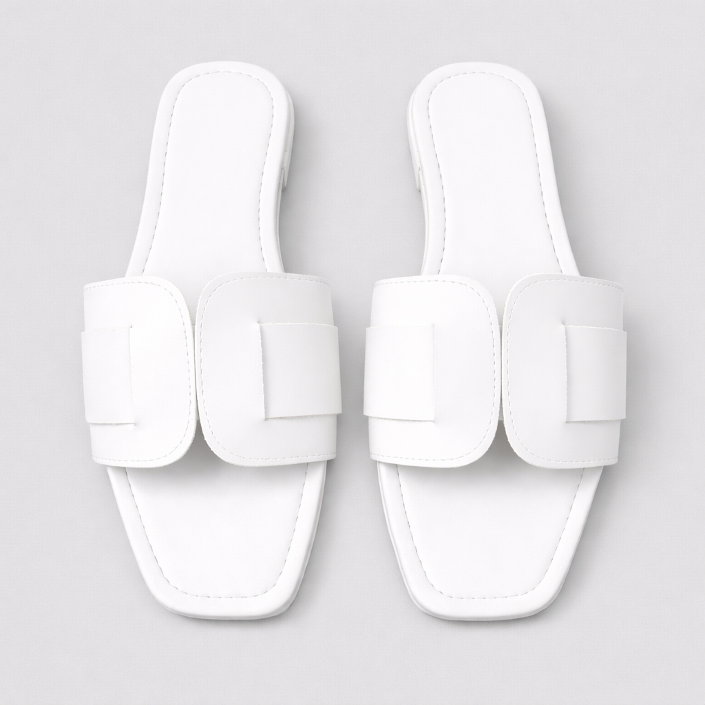 Stylish Black Slip On Sandals with Modern Design