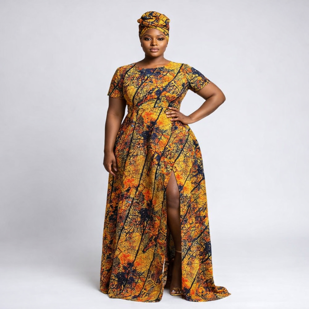 Vintage Map Pattern Vibrant Printed Fabric