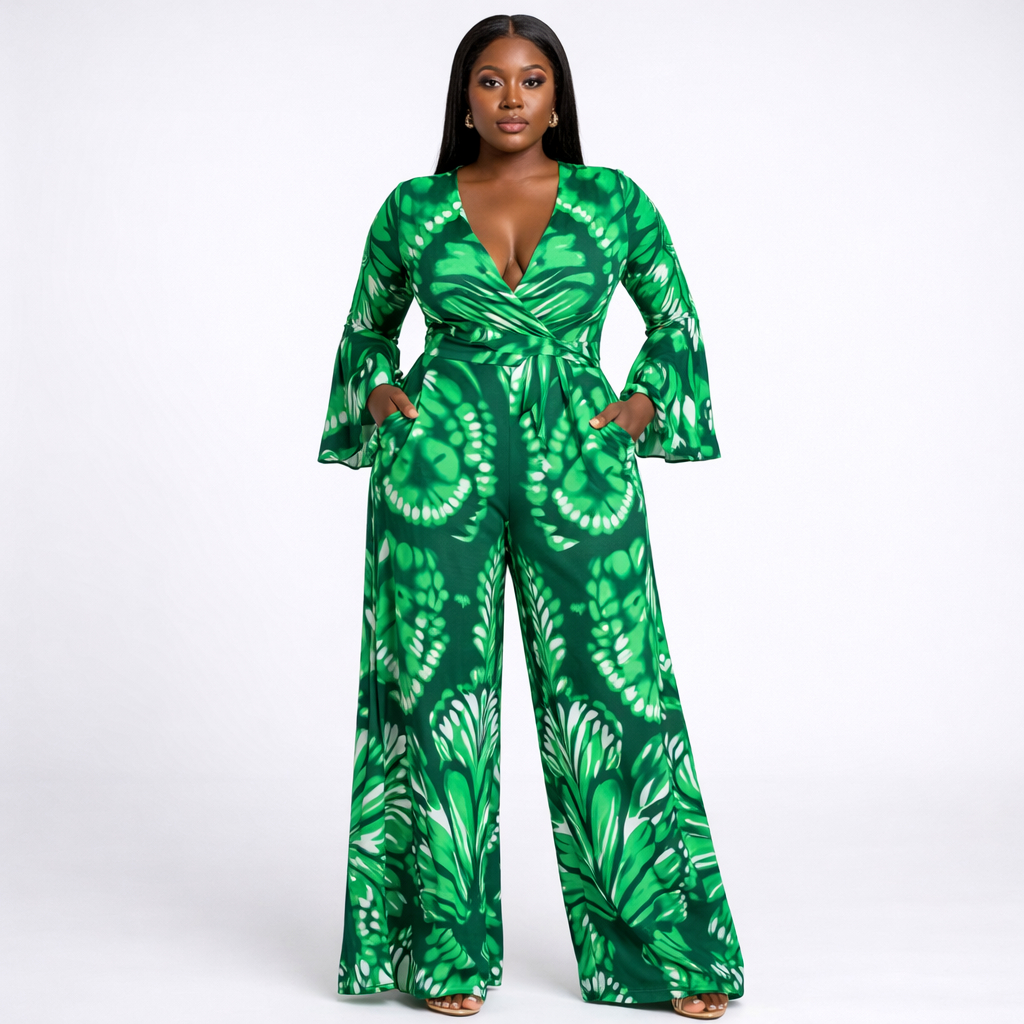 Vibrant Green Butterfly Wing Pattern vintage Print fabric