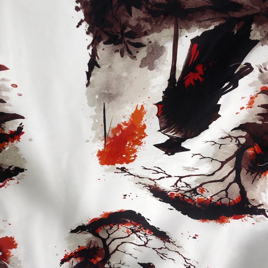 Abstract Nature Print Fabric