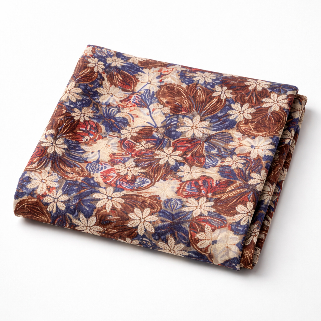 Lightweight patterned Multicolor Floral Fabric
