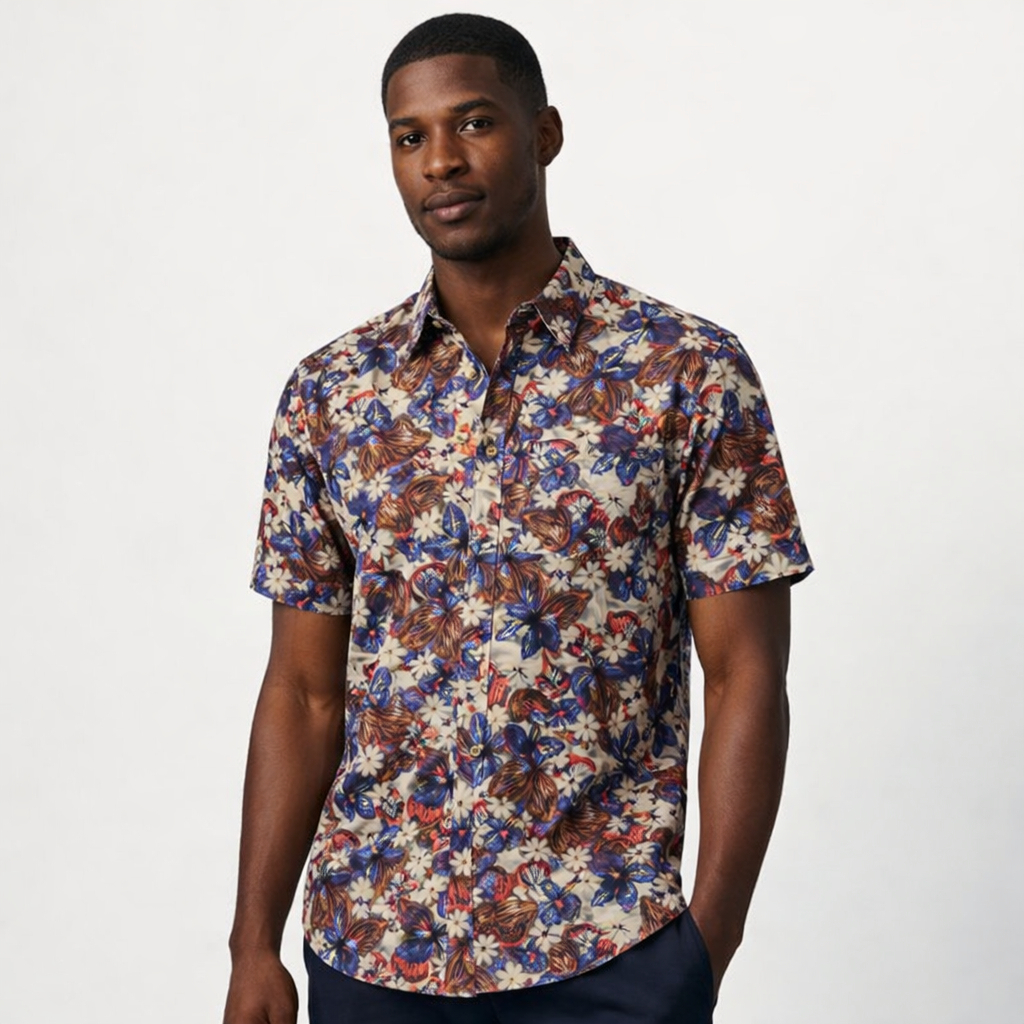 Lightweight patterned Multicolor Floral Fabric