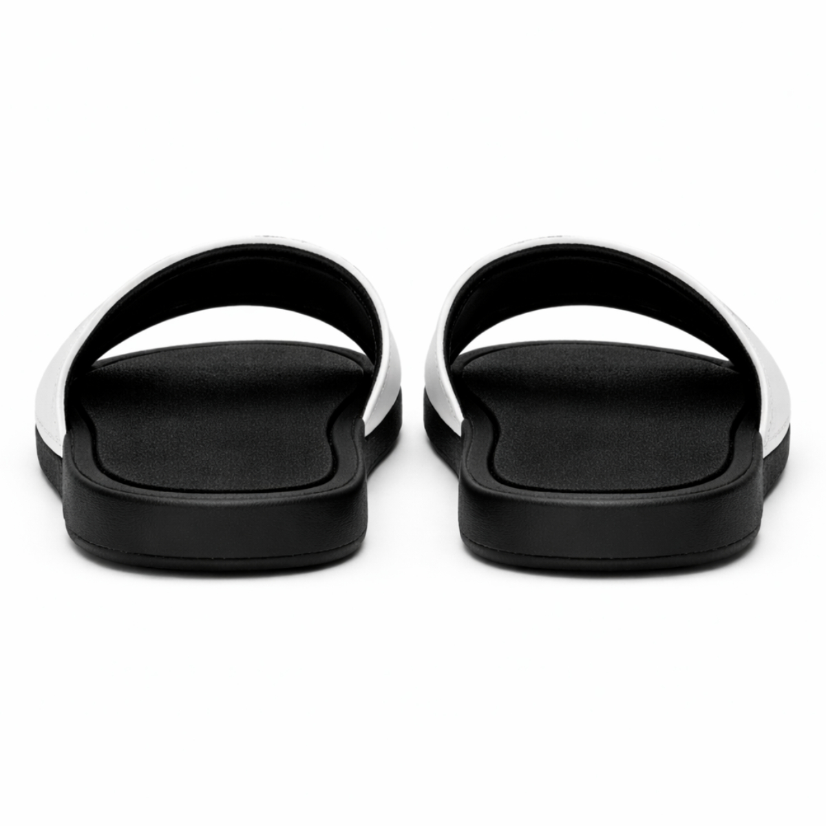 Flat Slide Sandals with Wide Strap and Textured Sole