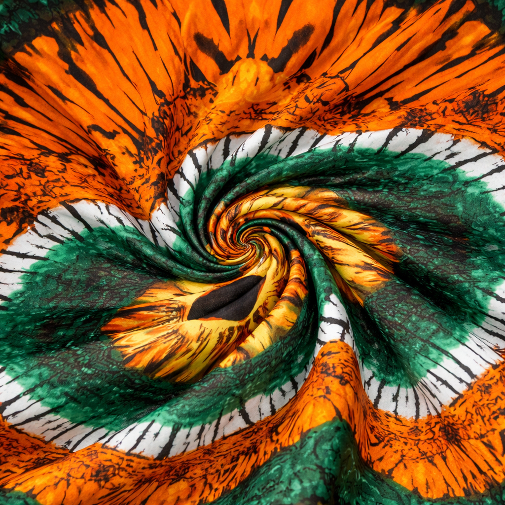 Beautiful Abstract Multicolor Patterned Fabric