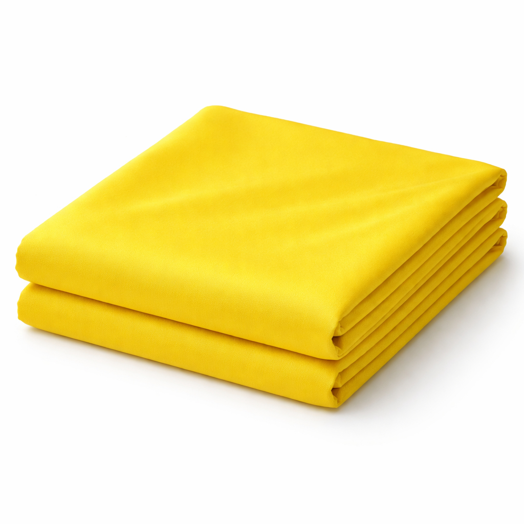 Bright Yellow Plain Fabric