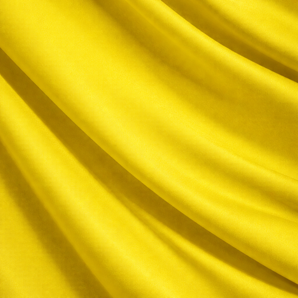 Bright Yellow Plain Fabric