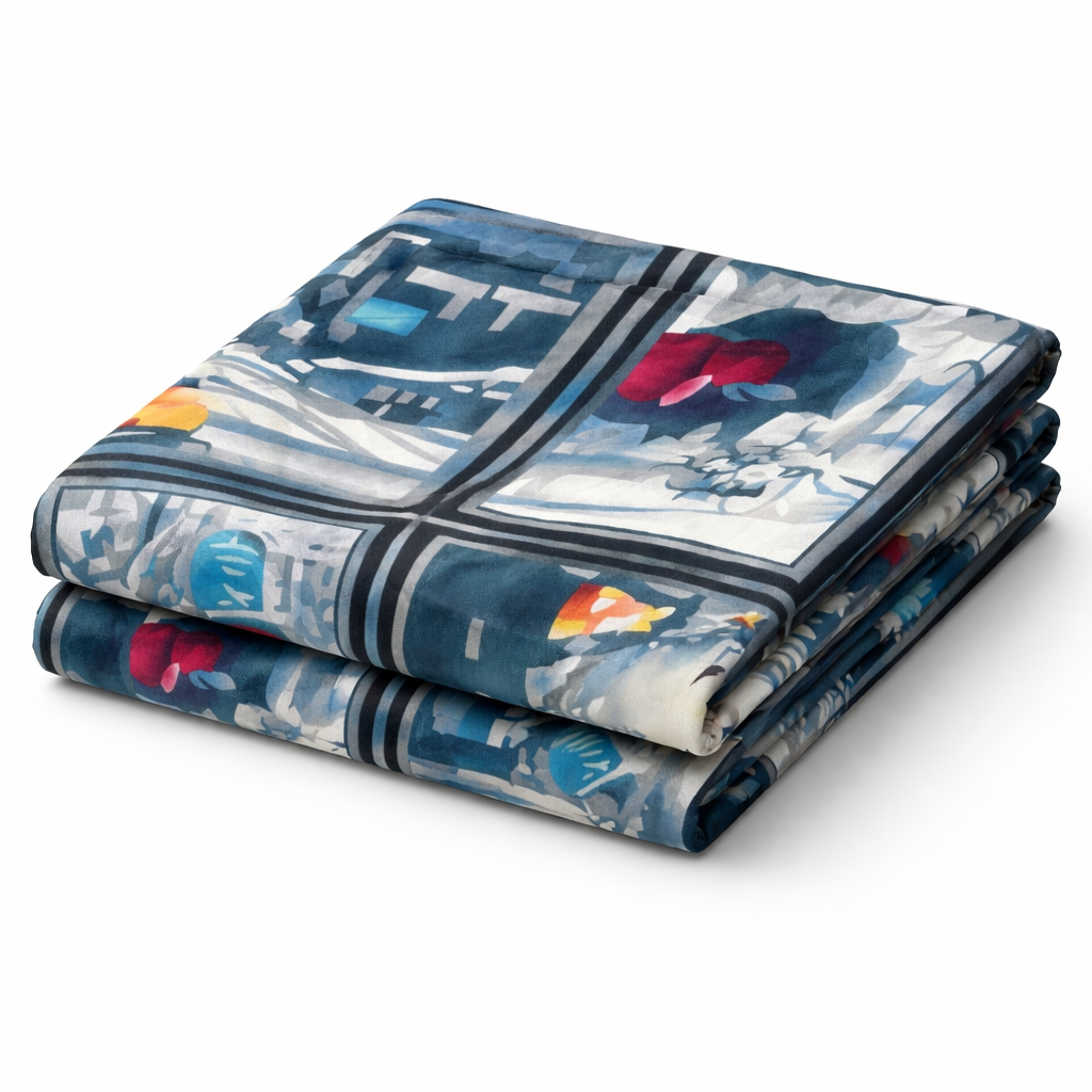 Multicolor Abstract Ankara Fabric