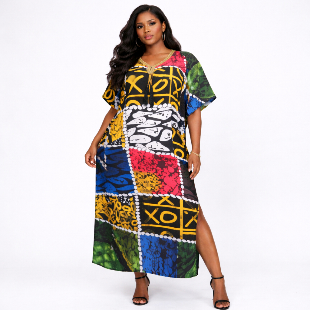 Multicolor African Print Fabric