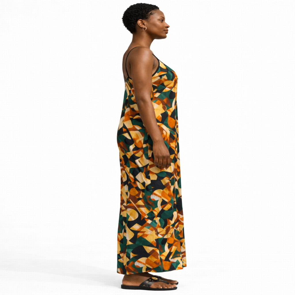 Elegant Sleeveless Wide Leg Printed Jumpsuit