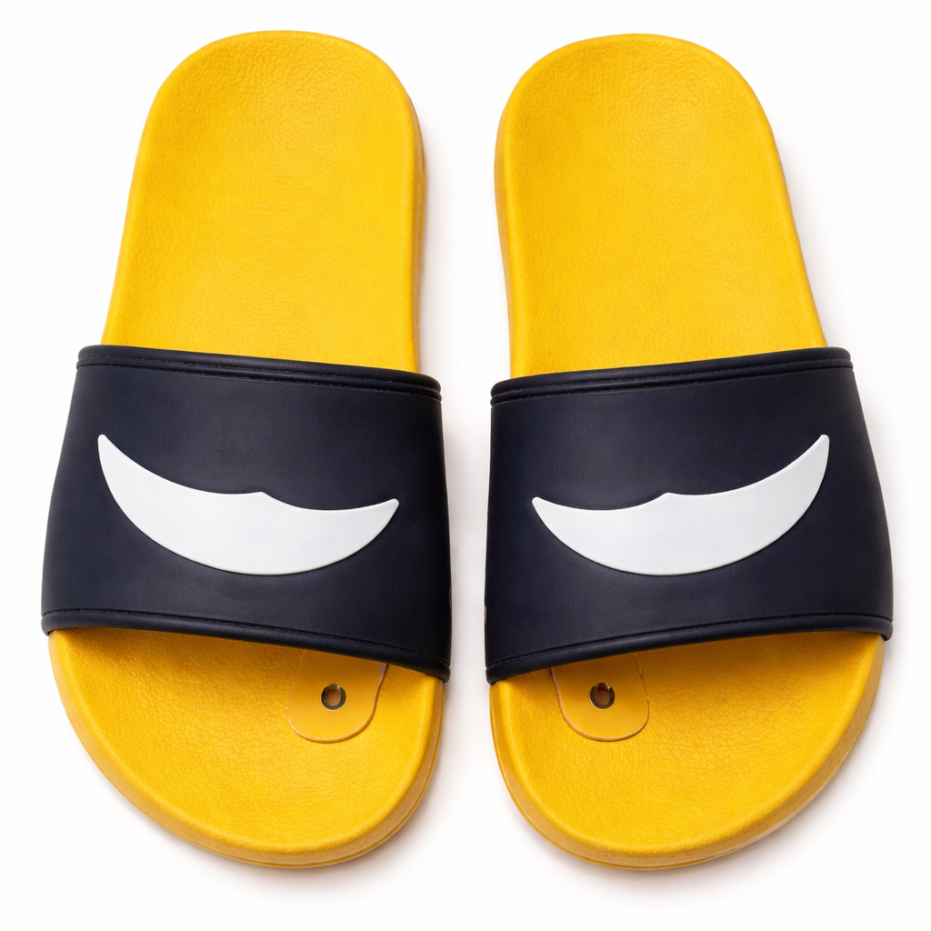 Unisex Slide Sandals with Cushioned Footbed