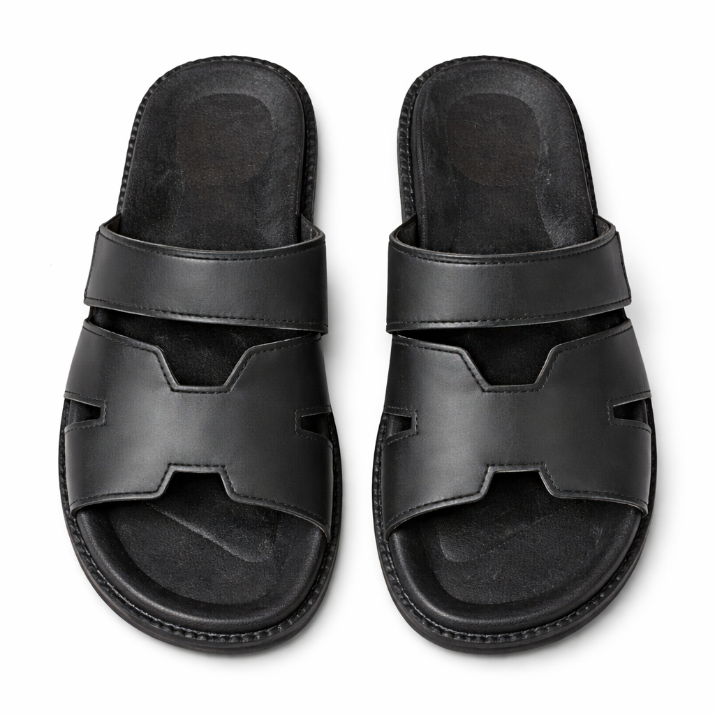 Women Flat Slip On Slide Sandals with Padded Strap