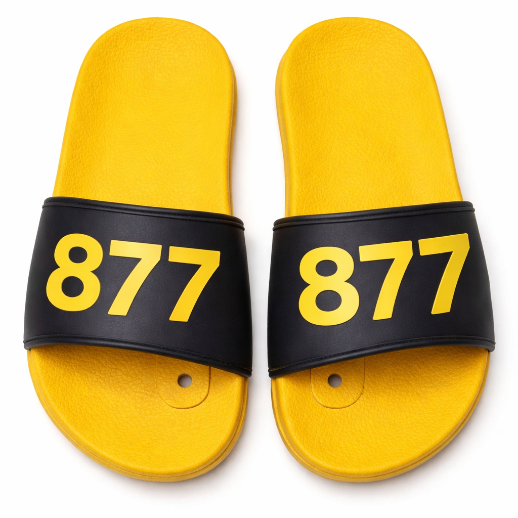 Unisex Slide Sandals with Cushioned Footbed