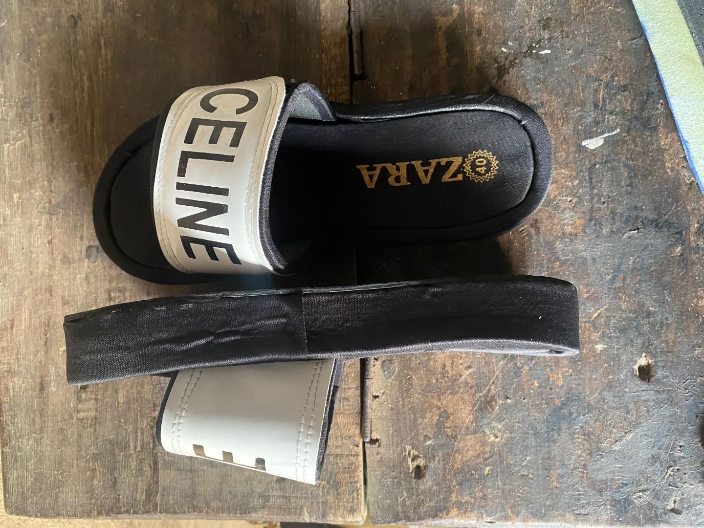 Womens Wide Strap Slip On Slide Sandals