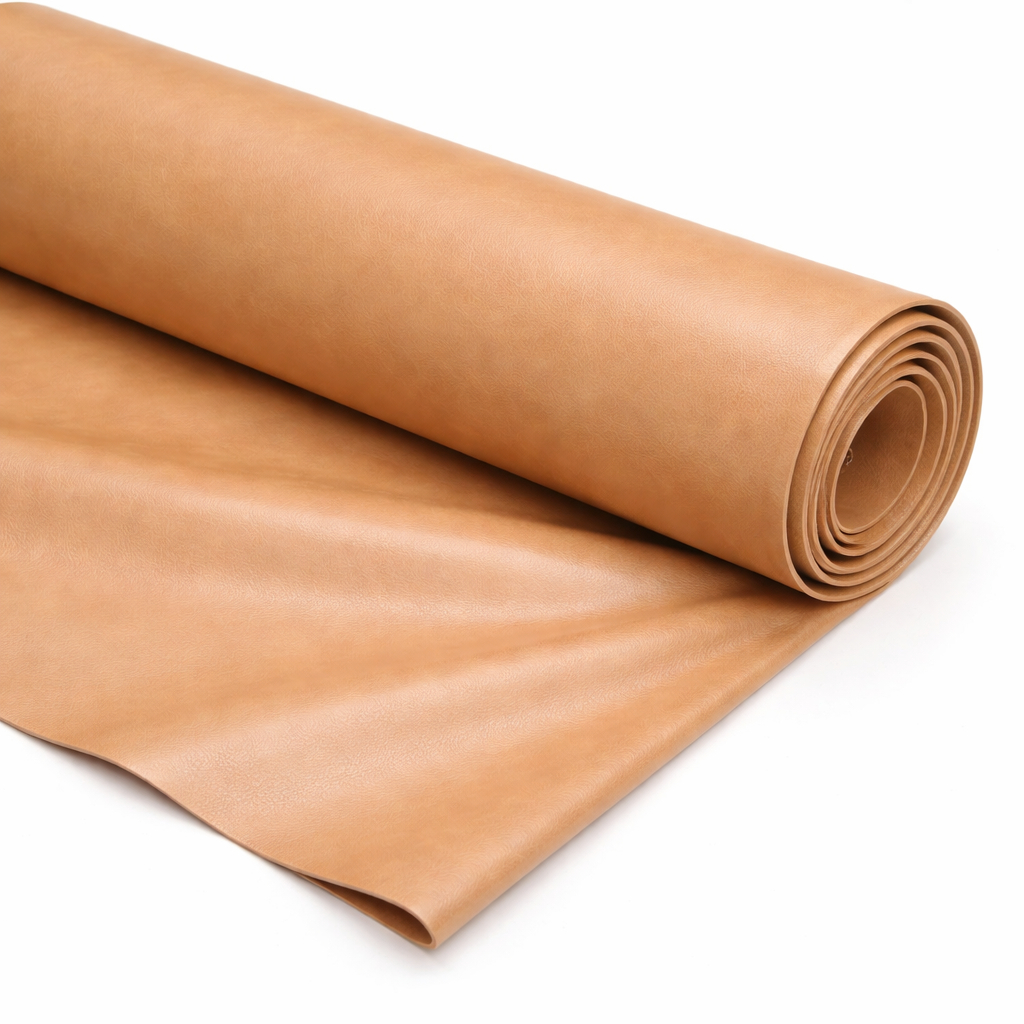 Classic Tan Synthetic Leather Sheet