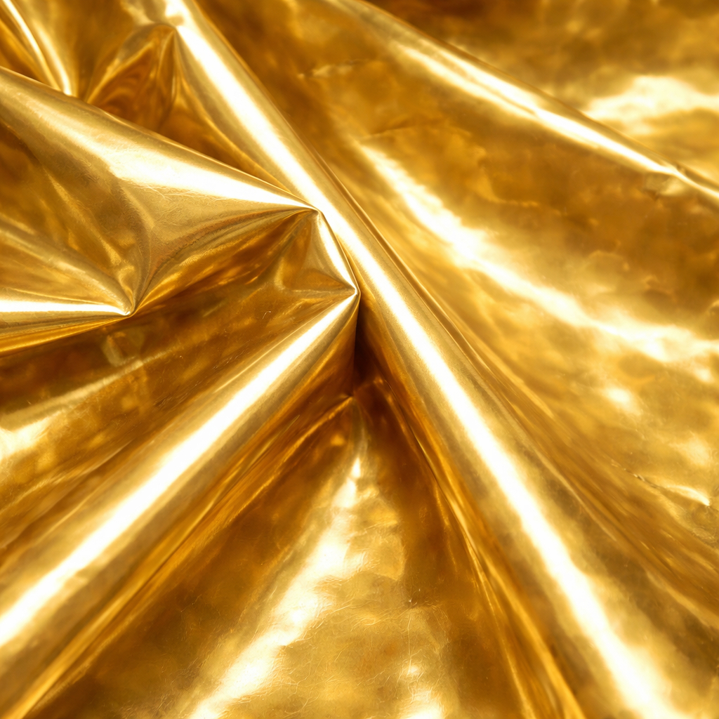 Aurora Gold Mirror Metallic Leather