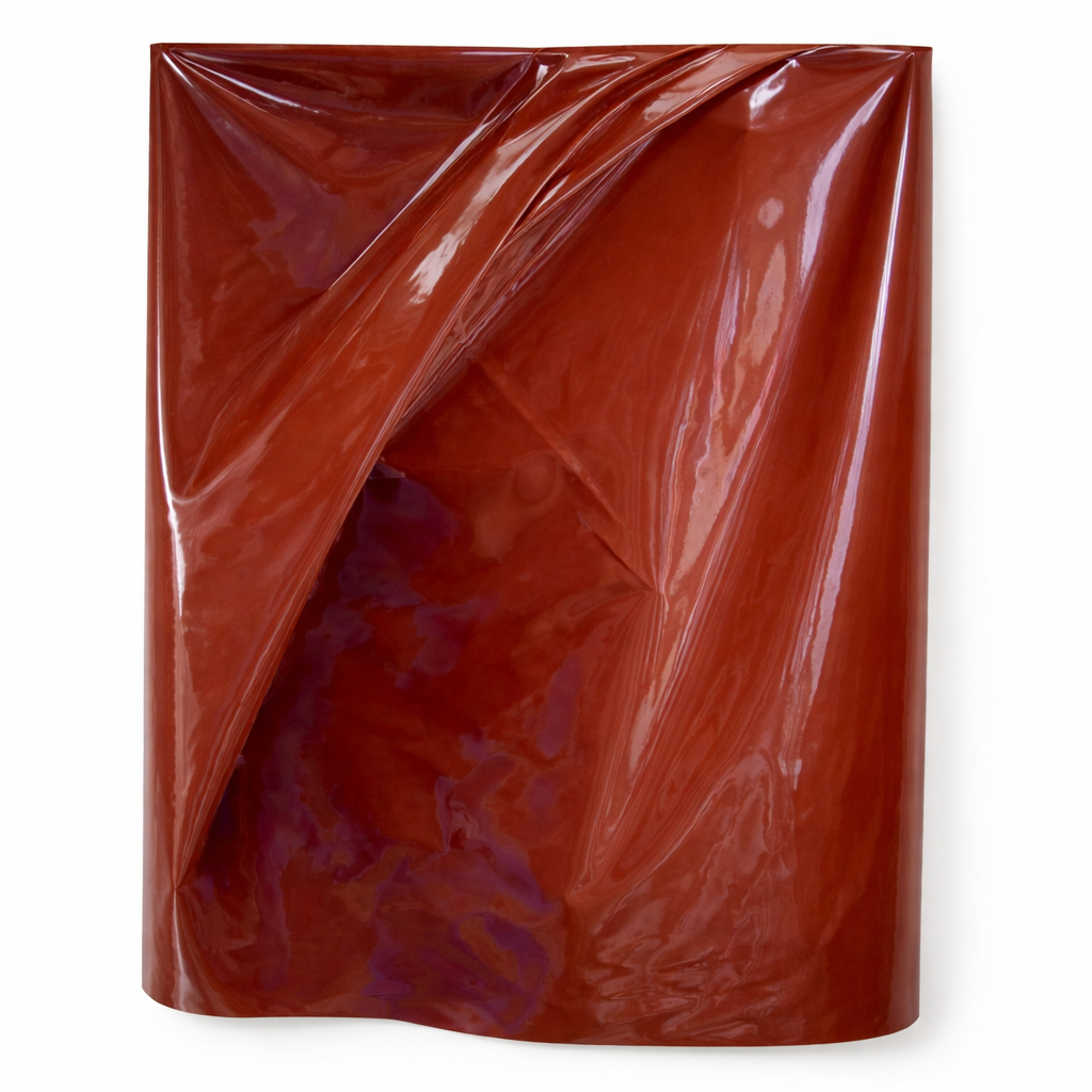 Premium Wine Red PVC Synthetic Leather Material