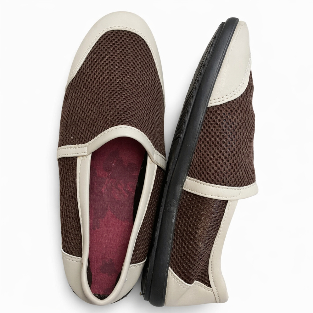 Mens Breathable Mesh Slip On Casual Shoes