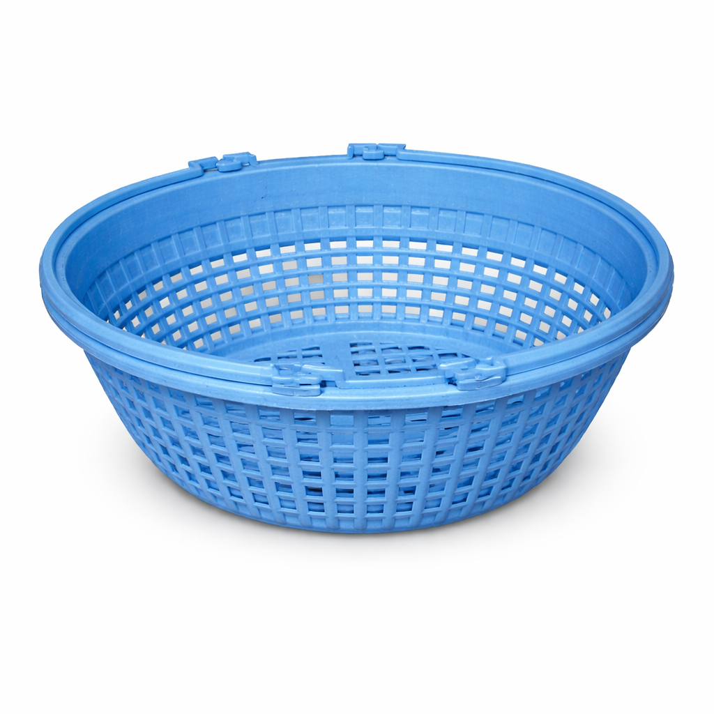 Round Plastic Storage Basket