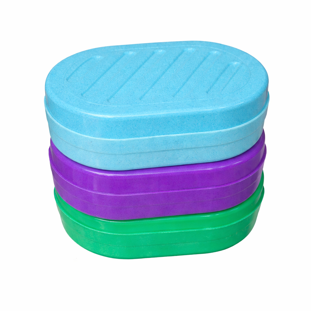 Plastic Drain Tray Set with Soap Dish