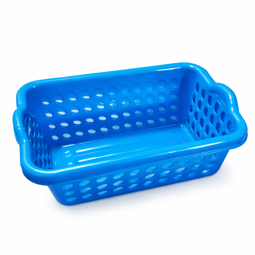 Multi Purpose Plastic Storage Basket with Ventilation Holes