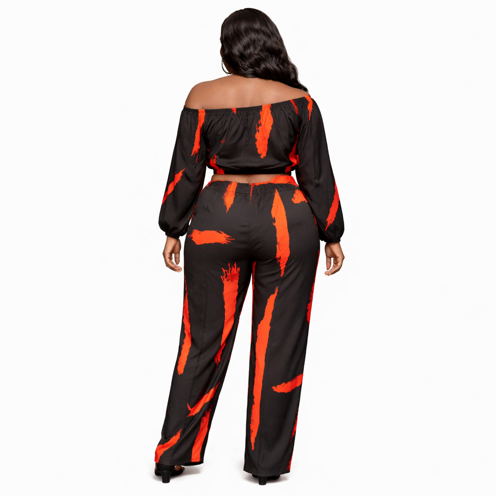 Quality Women One Shoulder Two Piece Lounge Set