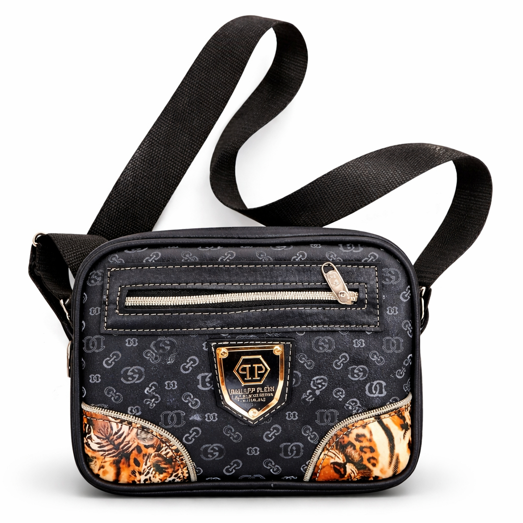 Compact Multi Pocket Crossbody Shoulder Bag