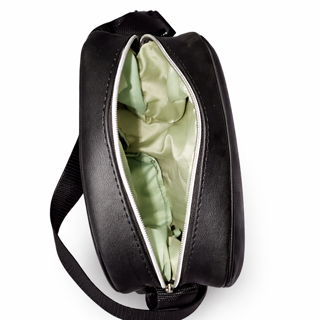 Compact Patterned Crossbody Shoulder Bag